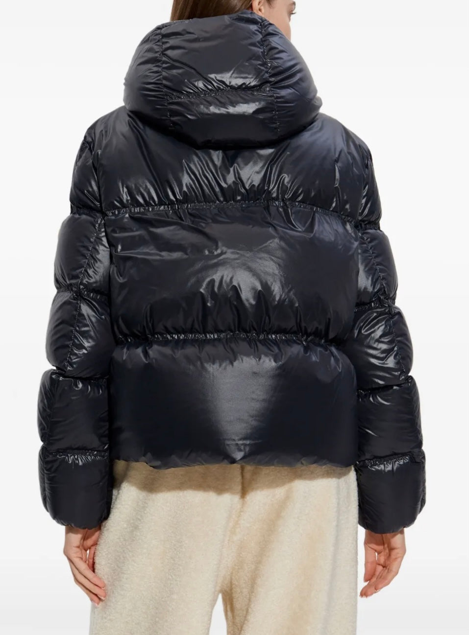 GUBBINO MONCLER DONNA NERO CORTO