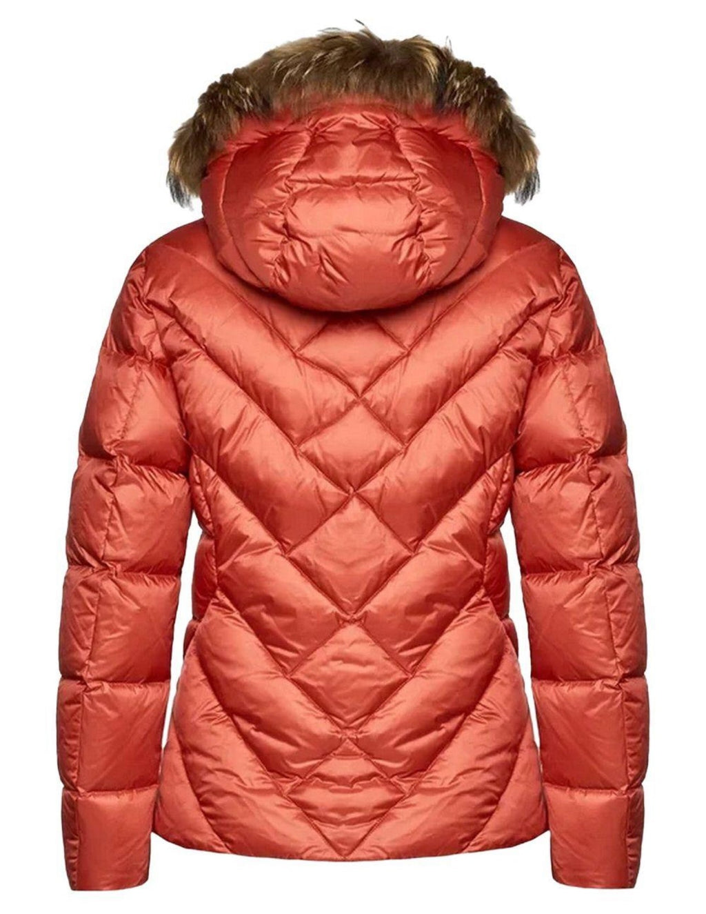 GIUBBINO BLAUER CORTO DONNA ARANCIONE PELLICCIA