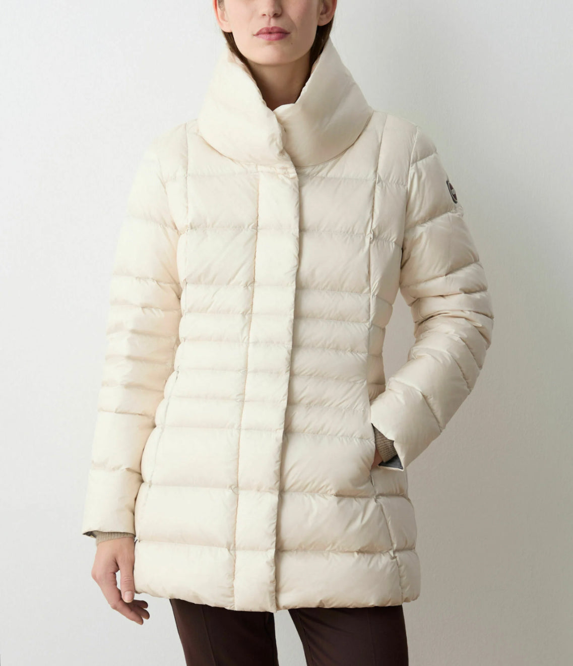 COLMAR DONNA BIANCO LUNGO COLLO ALTO