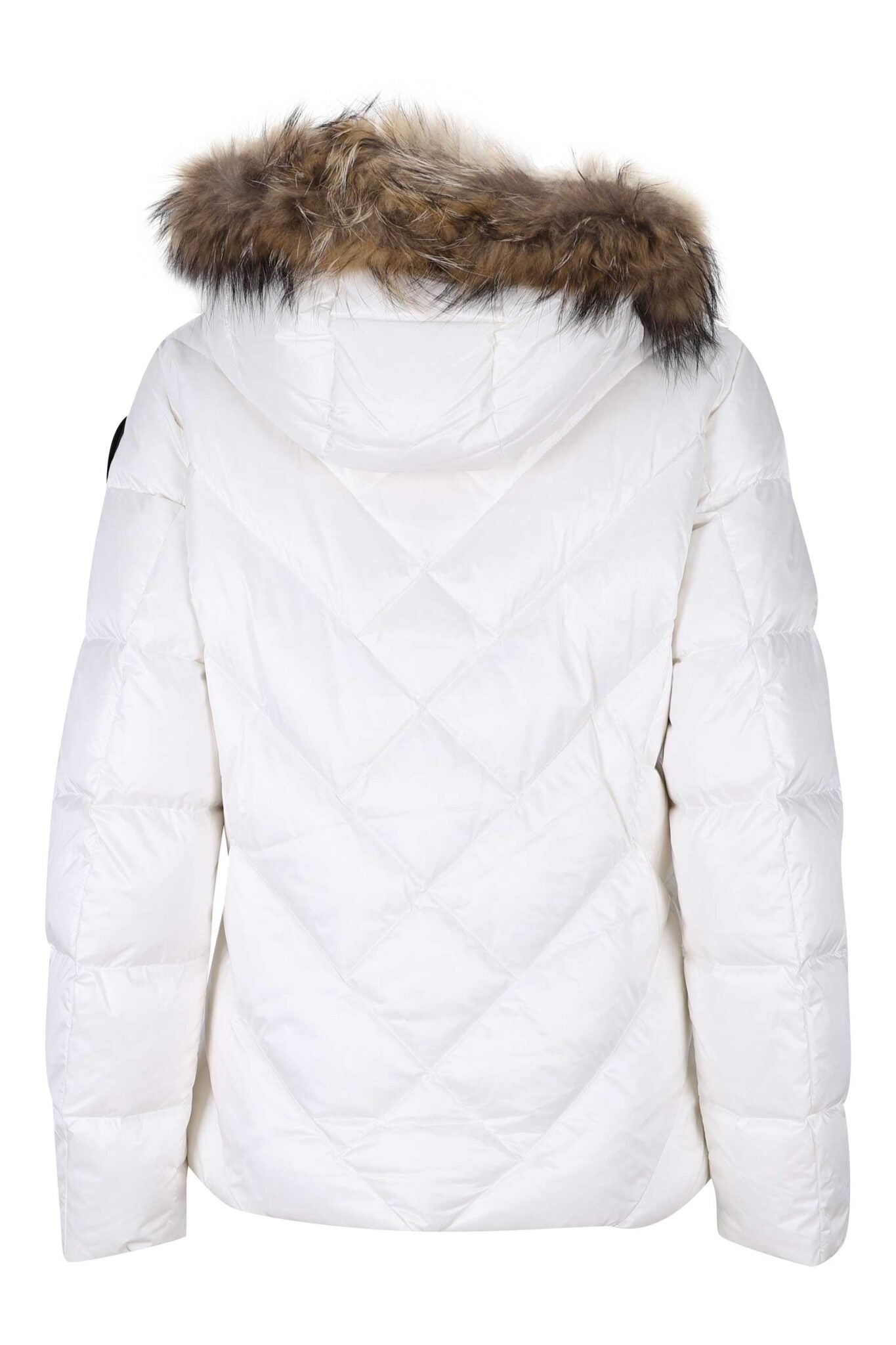 GIUBBINO BLAUER CORTO DONNA BIANCO PELLICCIA